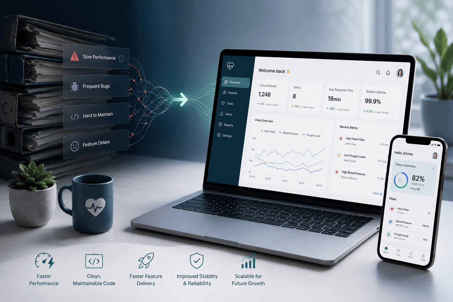 HealthTrack – Legacy App Modernisation