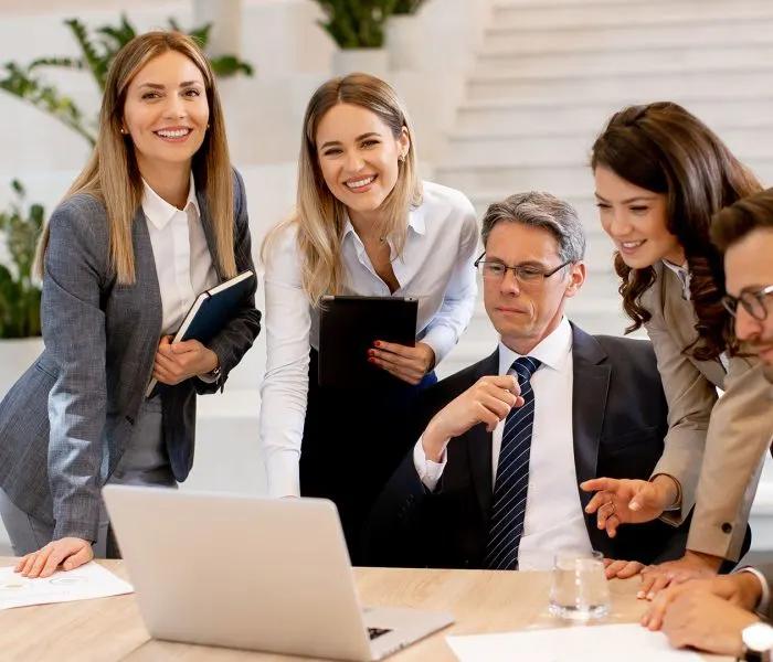 Business team collaboration